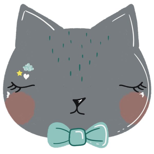 Coupon illustré Tête de Chat
