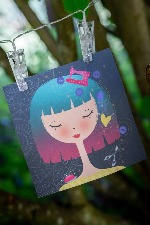 Coupon illustré Zen en couture – Image 2