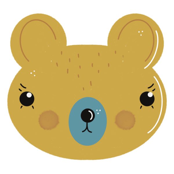 Coupon illustré ourson