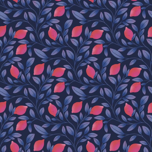 Motif exclusif tissu créateur Citrus Moon