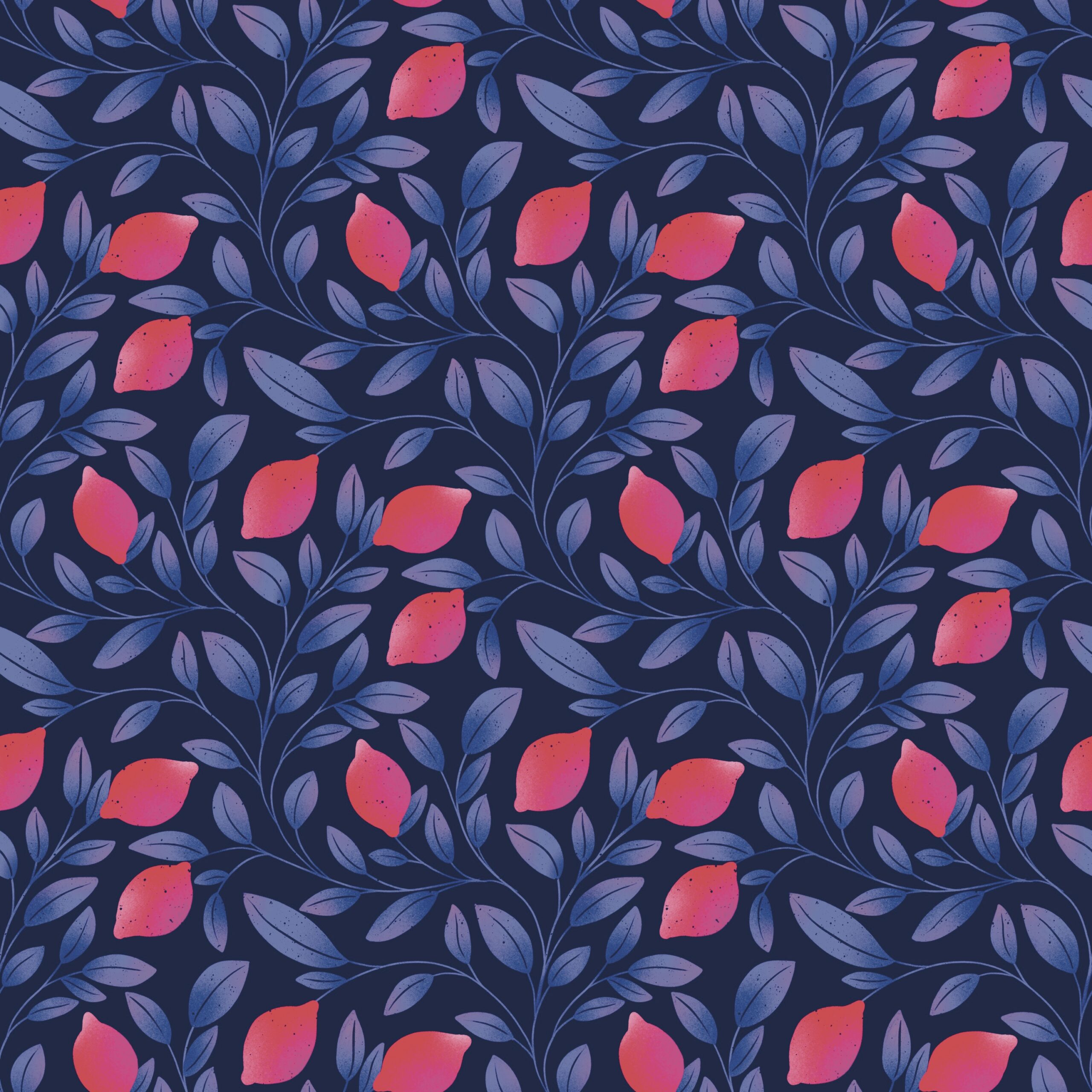 Motif exclusif tissu créateur Citrus Moon