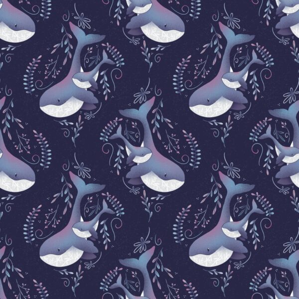 Tissu Baleine